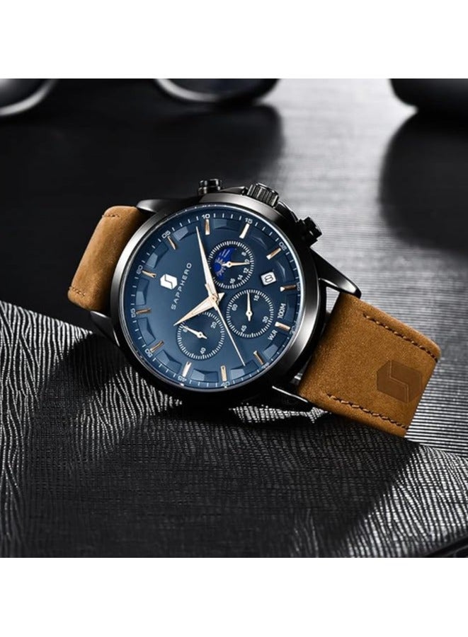 Sapphero ساعات رجاليه  كوارتز ضد الماء - Image 5