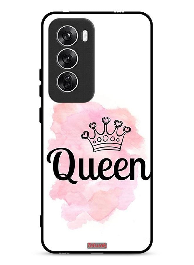 Tolwak Oppo Reno12 5G Protective Case Cover Queen Art - Image 1