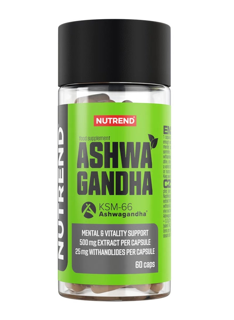 Nutrend Ashwagandha 60 Capsule 60 Serving - Image 1
