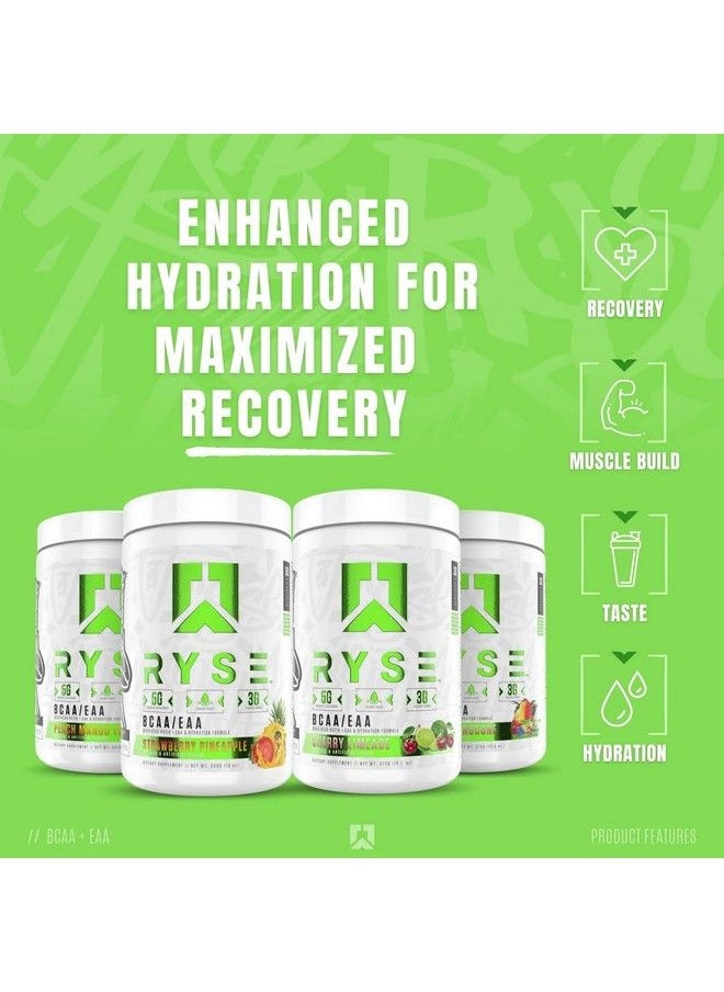 RYSE Up Supplements - Ryse Core Series Bcaa+Eaa ; Recover Hydrate And Build ; With 5G Branched Chain Aminos And 3G Essential Aminos ; 30 Servings (Peach Mango Tea) - Image 1