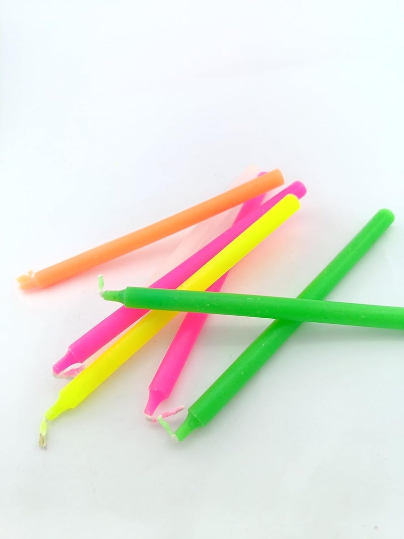 advancedestore Candles Chime Candles(Colour Candles) - Ritual Spell Candle | Unscented, Multicolour, Wax(QTY-50)-15cm - Image 4