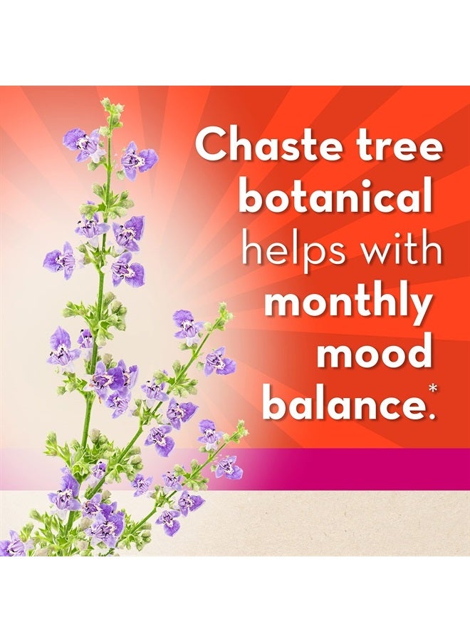 Probiotic, Women's Dual Action, Probiotics for Women, Multi-Strain Probiotic with Chaste Tree, Supports Feminine Health, Soothes Occasional Abdominal Discomfort, Gas, Bloating, 28 Capsules