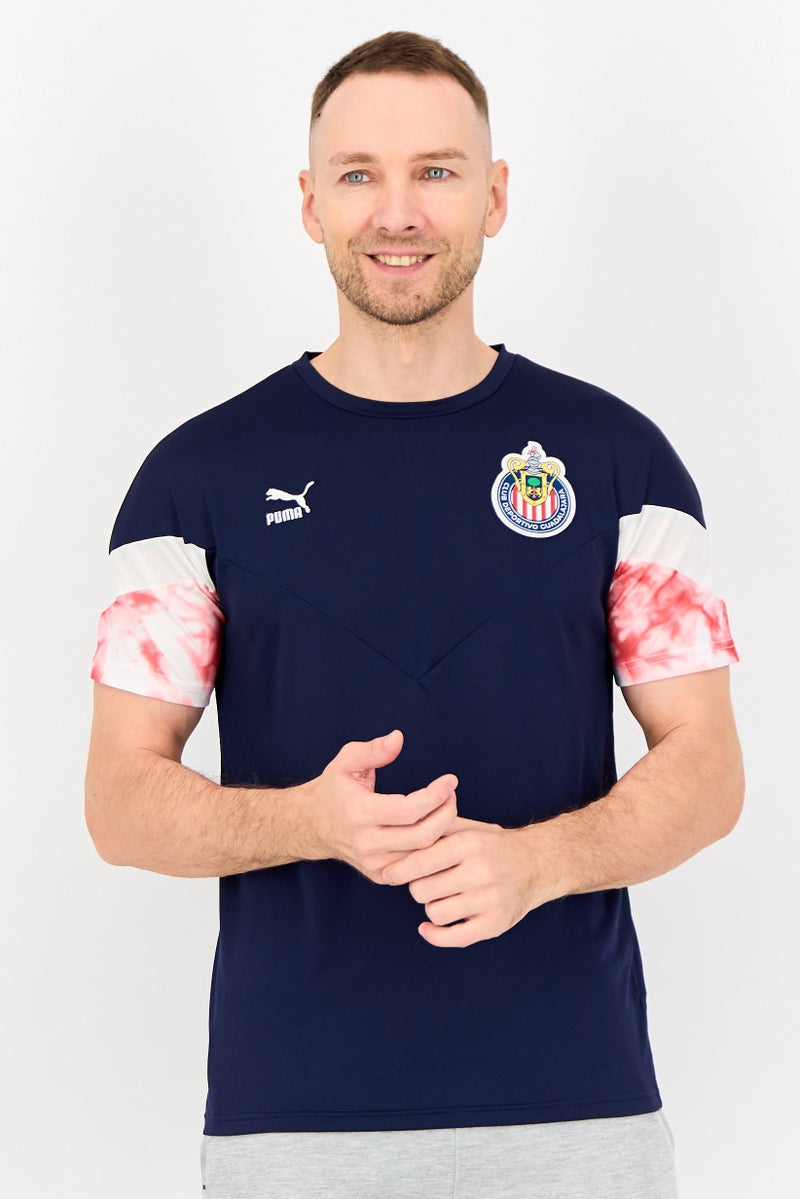 PUMA Men Sportswear Fit Short Sleeves Club Deportivo Guadalajara Football Jersey, Multicolor - Image 1