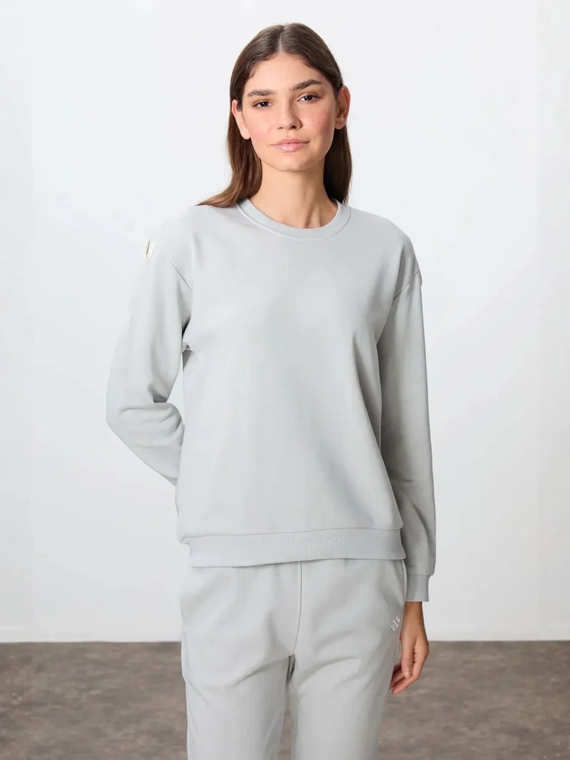 تومي لايف TOMMY Oversized Cotton-polyester Sweatshirt And Pants Set
