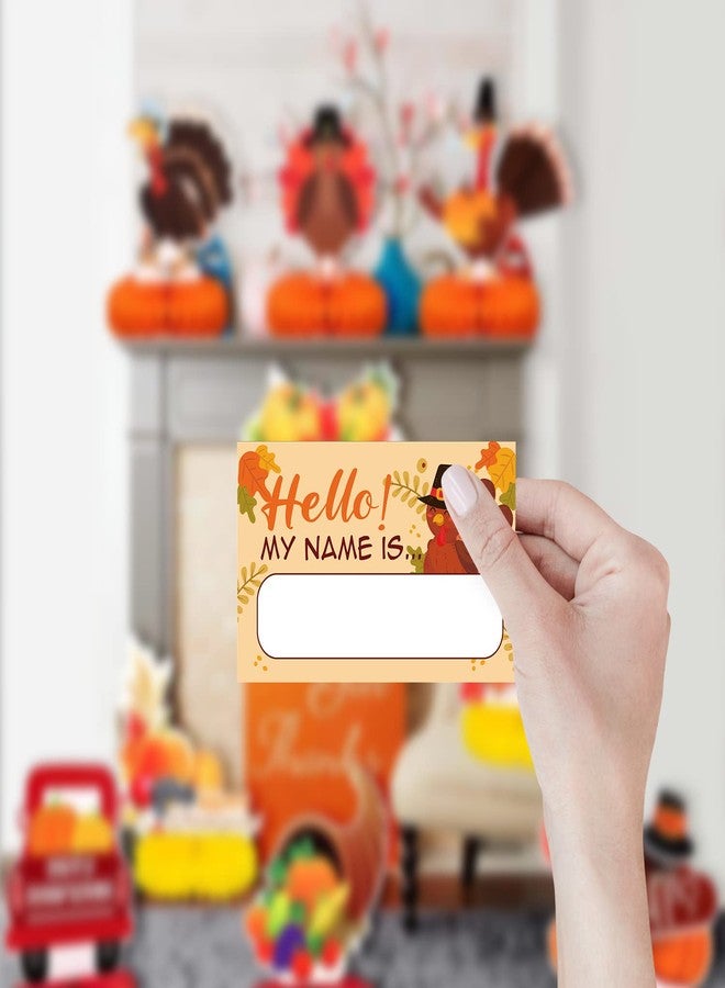 Muruseni Thanksgiving Games Sign - What's Your Turkey Name, Thanksgiving Activities for Family, Fall Party Games (2C) - Image 4