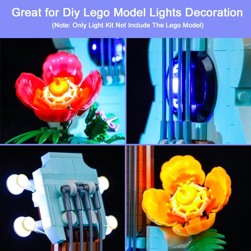 Hilighting Upgraded Led Light Kit for Lego Tropical Ukulele Building Set Compatible with Lego 31156 Model Not Included - Image 5