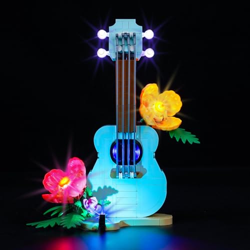 Hilighting Upgraded Led Light Kit for Lego Tropical Ukulele Building Set Compatible with Lego 31156 Model Not Included - Image 1