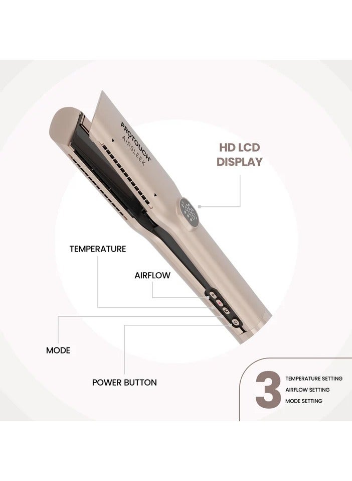 Protouch Air Sleek 2-in-1 Hair Straightener, Instant Drying, Smooth Styling, Zero Heat Damage - Image 4