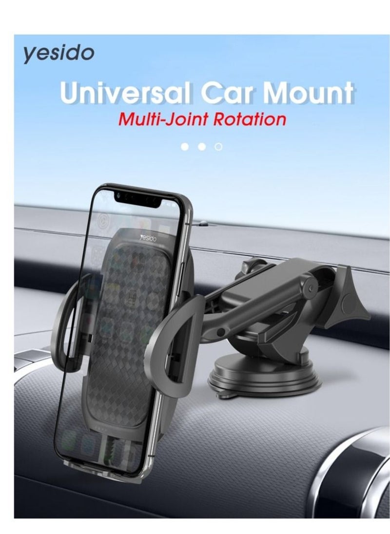 Yesido CAR HOLDER-C23 Universal Car Mount Holder for All Mobile Phones  - Image 3