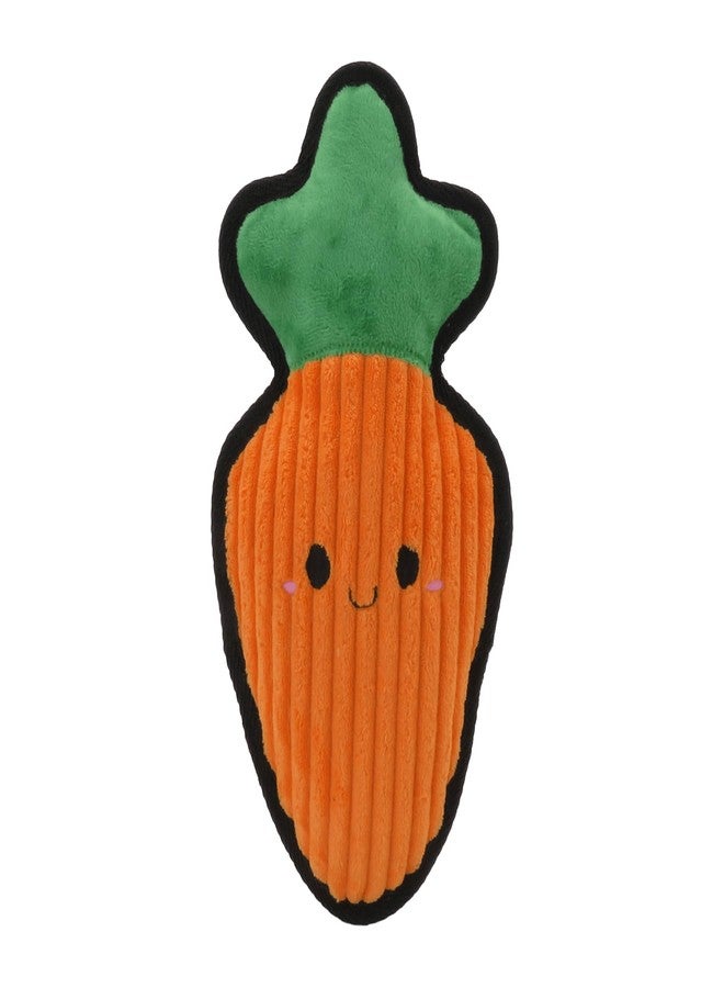 Linzy Plush Durable Carrot Crinkle Pet Toy, Soft Squeaky Chew Toy for Small Medium Large Dogs, Interactive Pet Toy, 12 Inch - Image 1