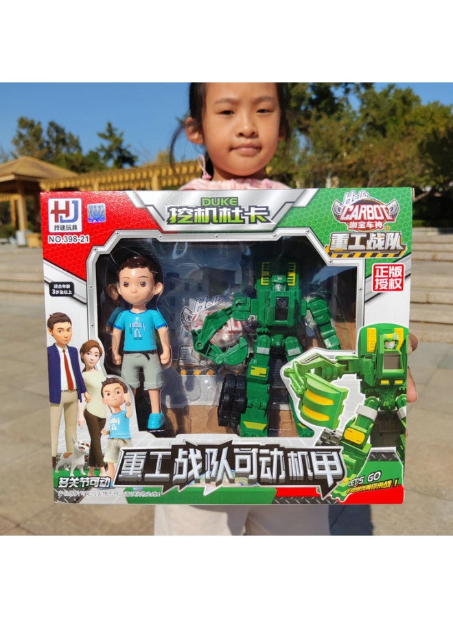 Genuine Kabao Car God Robot Boy Toy Car Mobile Mecha Training Course Organization Children's Toy Gift-Color:398-42 Kabaoshen - Image 4