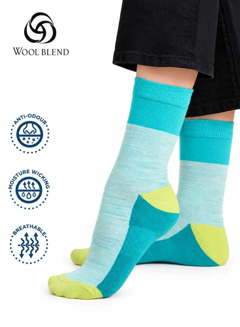 كوشا Women's Merino Wool Blend Cushioned Hiking Socks