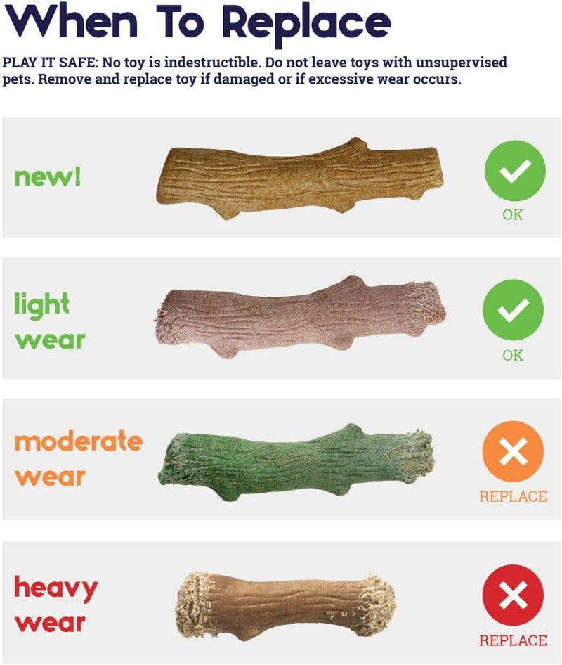 بيتستاجيز لعبة مضغ للكلاب من نوع Dogwood Wood Alternative من Petstages، مصنوعة من خشب الميسكيت، صغيرة جدًا (XS) - Image 4