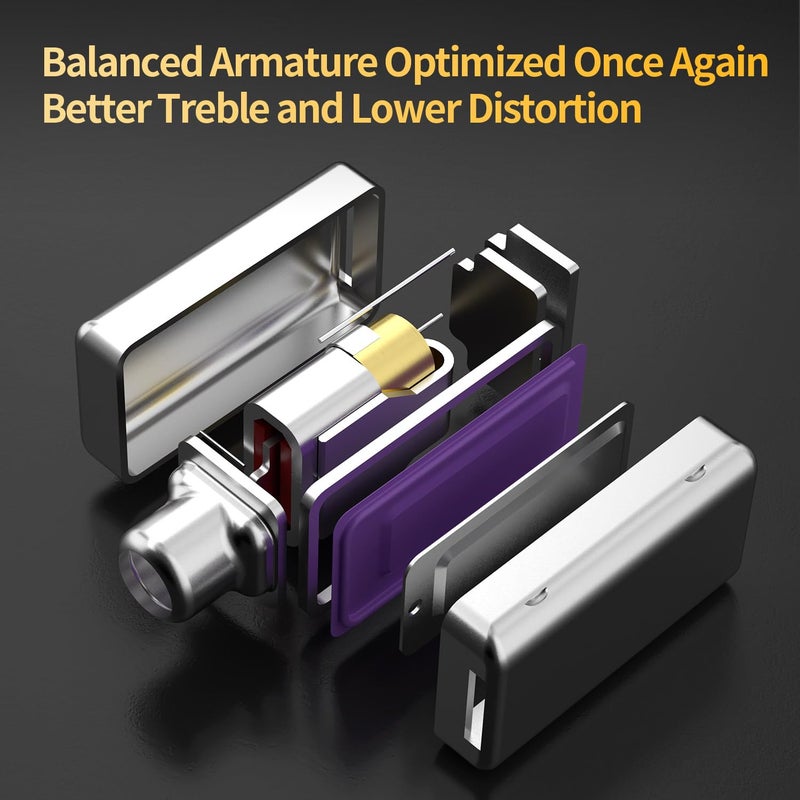 CCA KZ ZSN Pro X Dual Driver in Ear Earphone 1BA 1DD Wired Earphone HiFi Sport Gaming Earbuds Headphones Compatibility for Phone Computer Tablet - Image 5