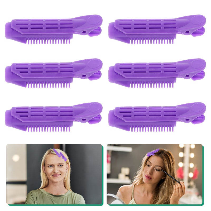 6pcs Hair Rollers Volumizing Root Clip Self Hair Styling Accessories - Image 1