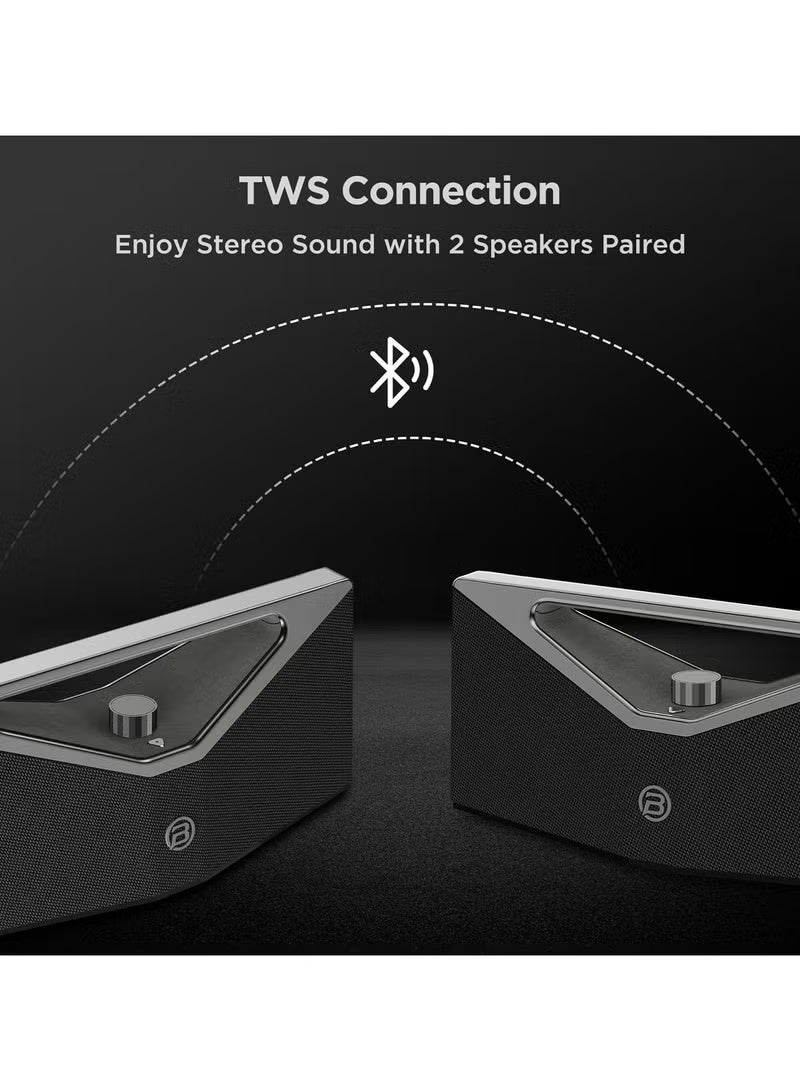 BUGANI Brief Pro Portable Bluetooth Speaker- grey - Image 5