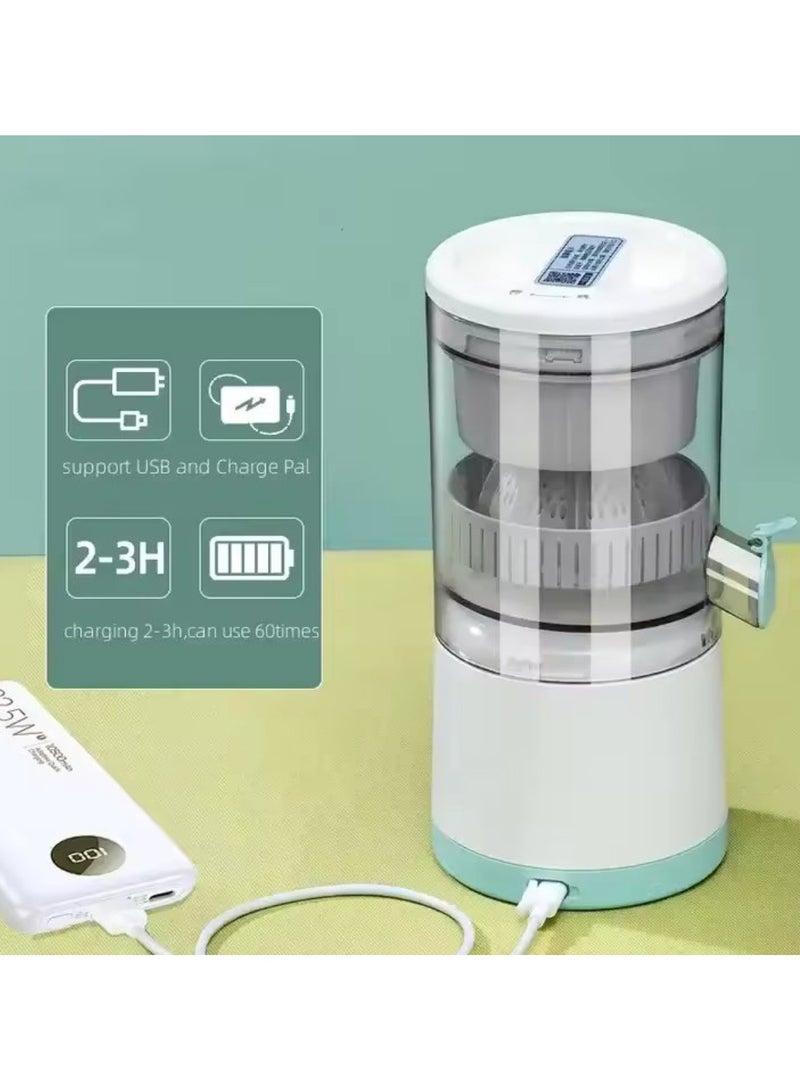 Portable Rechargeable Fresh Fruit Citrus Juicer Latest Models OEM Household USB Charging Interface Low Noise  - Image 2