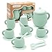MCGMITT Silicone Tea Set Tea Party Set for Little Girls Boys 15 Pcs BPA Free Dishwasher Safe Pretend Tea Set for Toddlers Kids Age 36 Cute Toy Kitchen Accessories for Children Birthday Gifts - Image 3