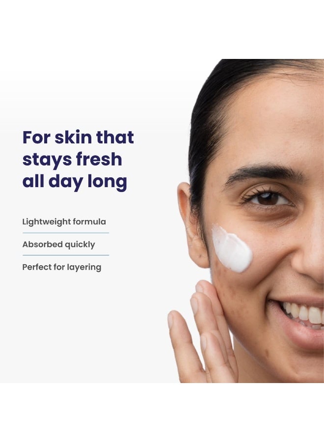 RE' EQUIL Re'equil Oil Free Moisturizer Cream With Hyaluronic Acid & Betaine | Lightweight Moisturizer For Oily/Combination Skin | 100gm - Image 3