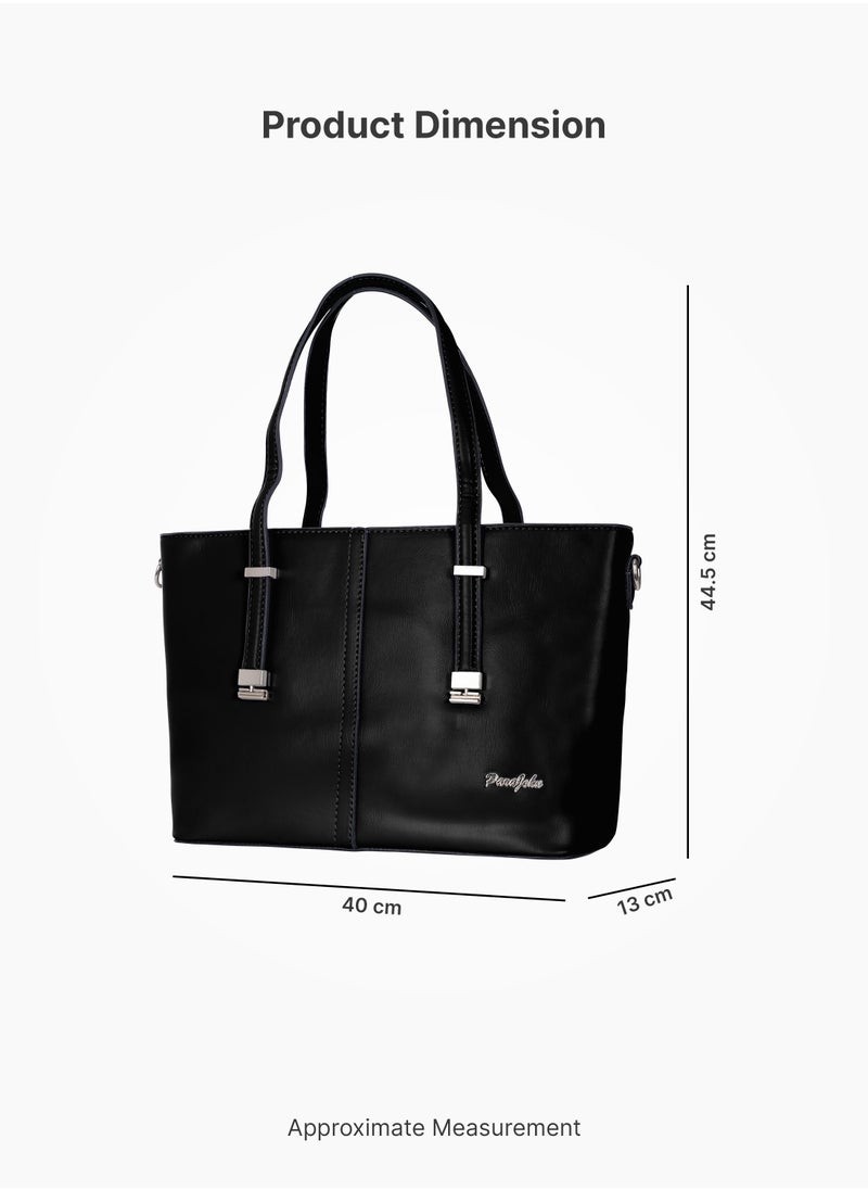 PARAJOHN Bella Tote Solid Fashionable Ladies Top-handle Bags Handbags for women Shoulder Crossbody bag  - Image 3