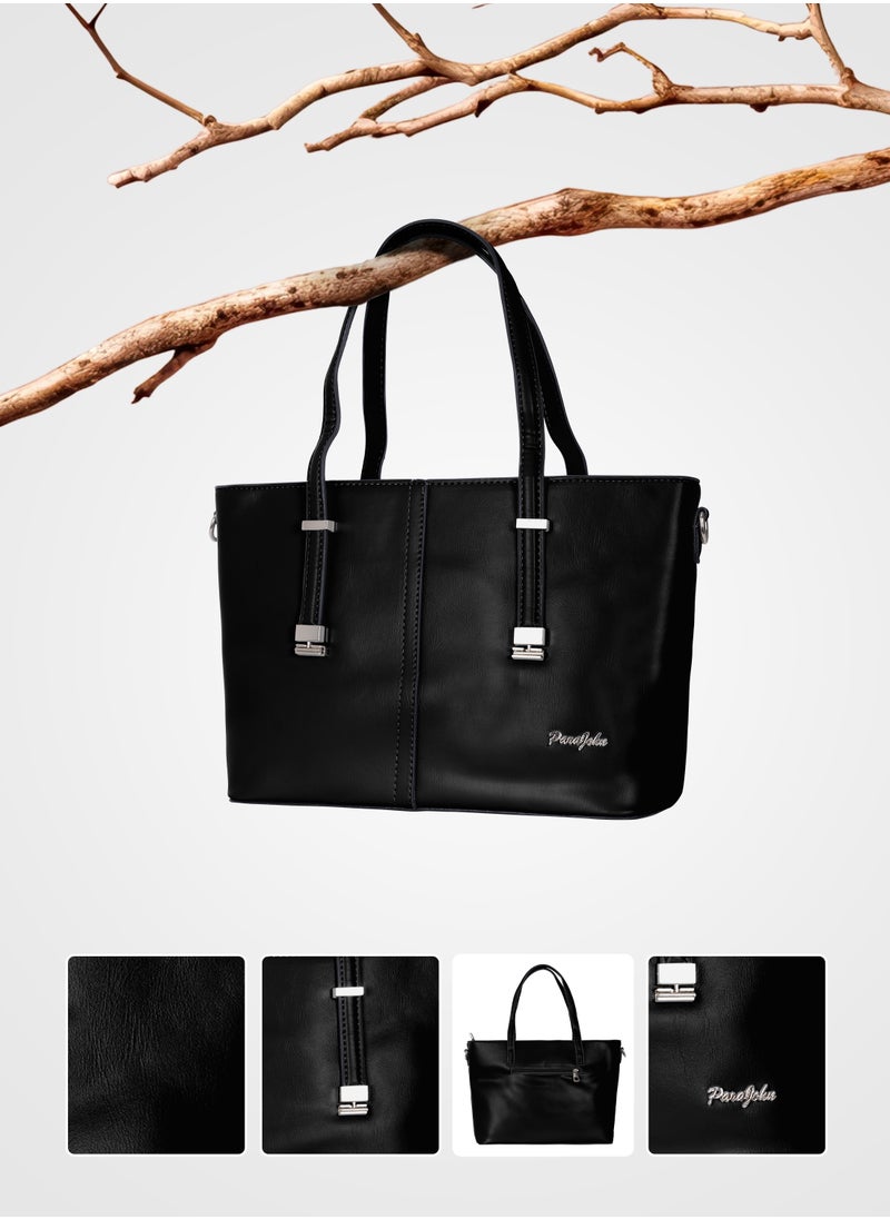 PARAJOHN Bella Tote Solid Fashionable Ladies Top-handle Bags Handbags for women Shoulder Crossbody bag  - Image 5