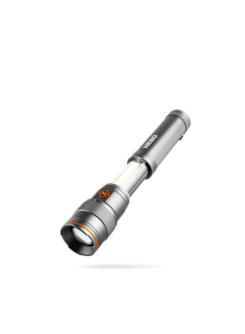 NEBO Franklin Rechargeable Work Light And Flashlight 500 Lumen Slide Rc Neb-Wlt-0025-G