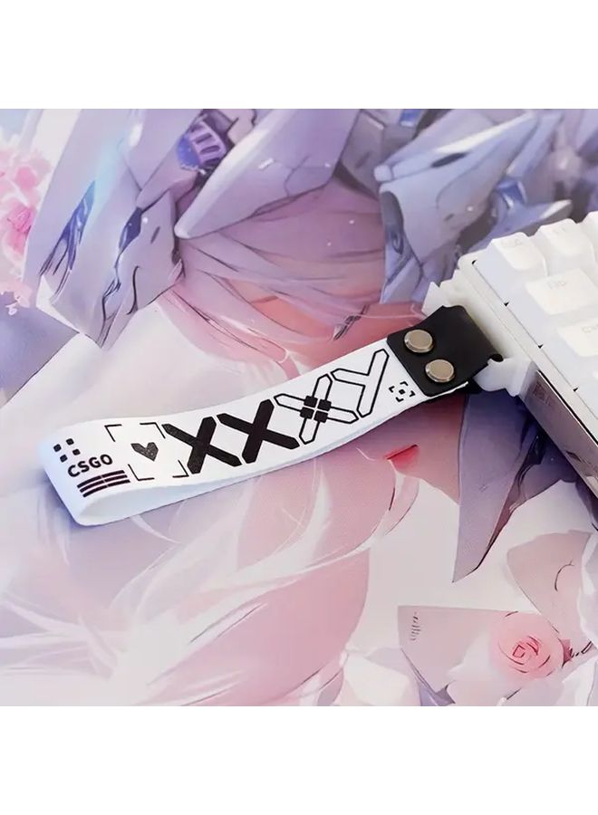 Black Mechanical Keyboard Charm Wooting Keycap Ribbon CSGO Style Printed Gaming Wristband - Image 2