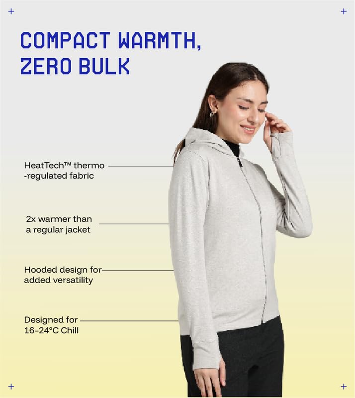BLUE TYGA Womens Anti-AC Thermal Jacket Pro – Winter Jacket with Ultra-Lightweight HeatTrap™ Technology for Office, Flight, Travel & Indoor Cold Weather - Image 3