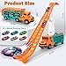 BainGesk Carrier Truck Toys for 3 4 5 6 Years Old Boys 28 Ft Race Track Transport Cars with 6 DieCast Metal Toy Cars Birthday Gifts Kids Age 35 Racing Toys Gifts for Toddlers - Image 4