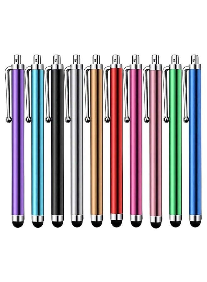 SLKIJDHFB Stylus Pen [10 Pack] Universal Capacitive Touch Screen Pens for Android Tablets, iPad Mini, iPad Pro, iPad Air, Smartphones, Samsung Galaxy - Tablet Accessories, Multiple Colors - Image 1