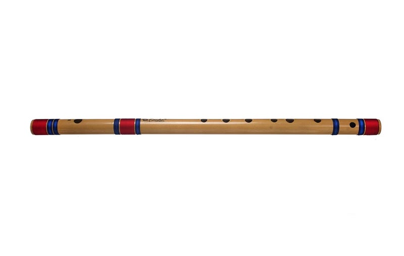 Kanha Flutes B Scale Natural Base Assam Bamboo Bansuri (Right Hand) Size 20 Inch Bansuri Right handed With Flute Cover - Image 5