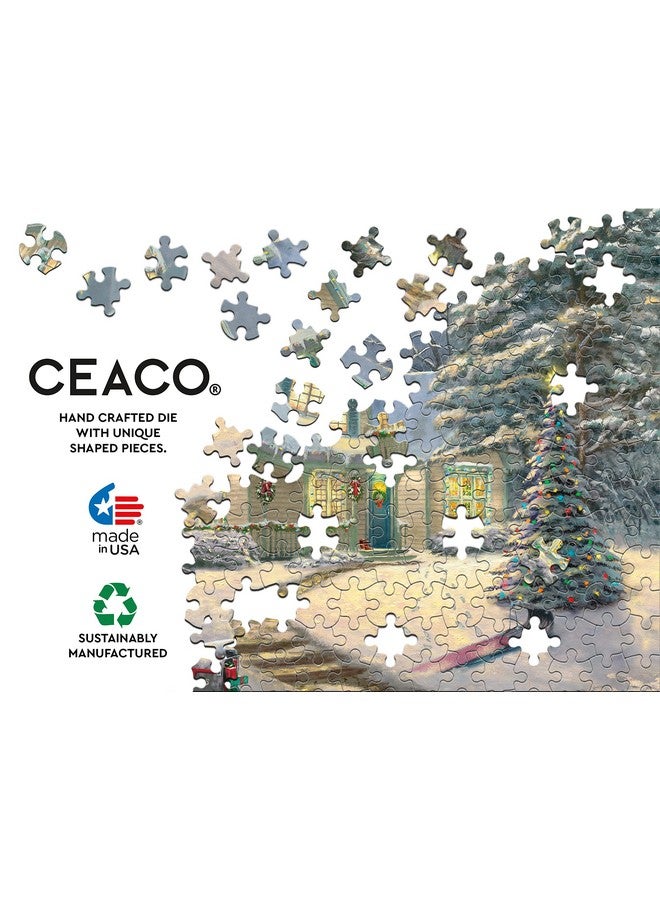Ceaco Thomas Kinkade Holiday Midnight Delivery 1000 Piece Jigsaw Puzzle - Image 5