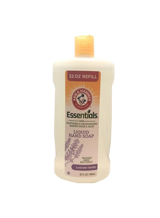 Arm & Hammer Essentials Liquid Hand Soap Refill Lavender Vanilla 32 Fl0z - Image 1
