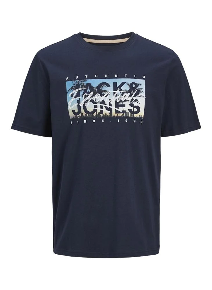 JACK & JONES JJCOLTON PHOTOPRINT TEE SS CREW NECK