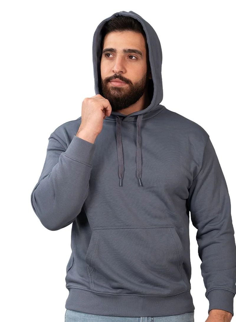 Men's Relaxed Fit French Terry Hoodie Sweatshirt