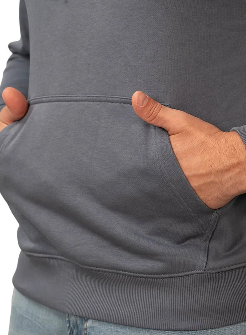 GIORDANO  Men's Relaxed Fit French Terry Hoodie Sweatshirt for Men | Best Price UAE