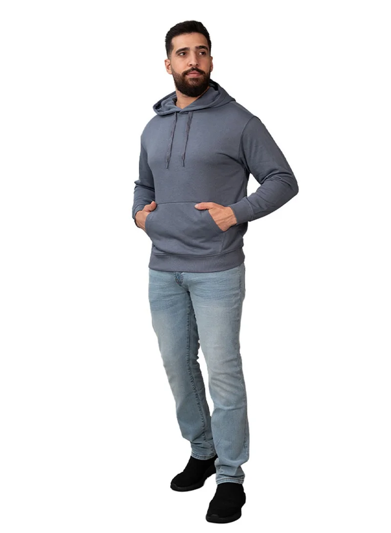 GIORDANO  Men's Relaxed Fit French Terry Hoodie Sweatshirt for Men | Best Price UAE