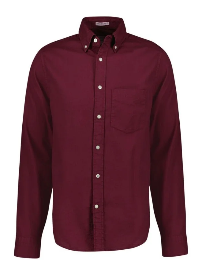 غانت Regular Fit Waffle Shirt