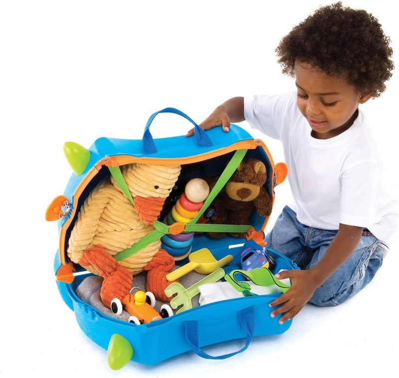 trunki Terrance Ride On Suitcase, Blue [TI0054-GB01] - Image 2