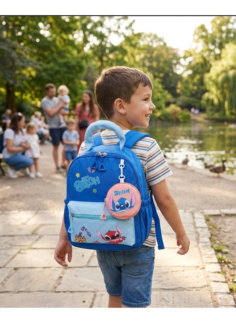 stitch kids backpack,for nursery,preschool and travelling,31x26x11 cm - Image 2
