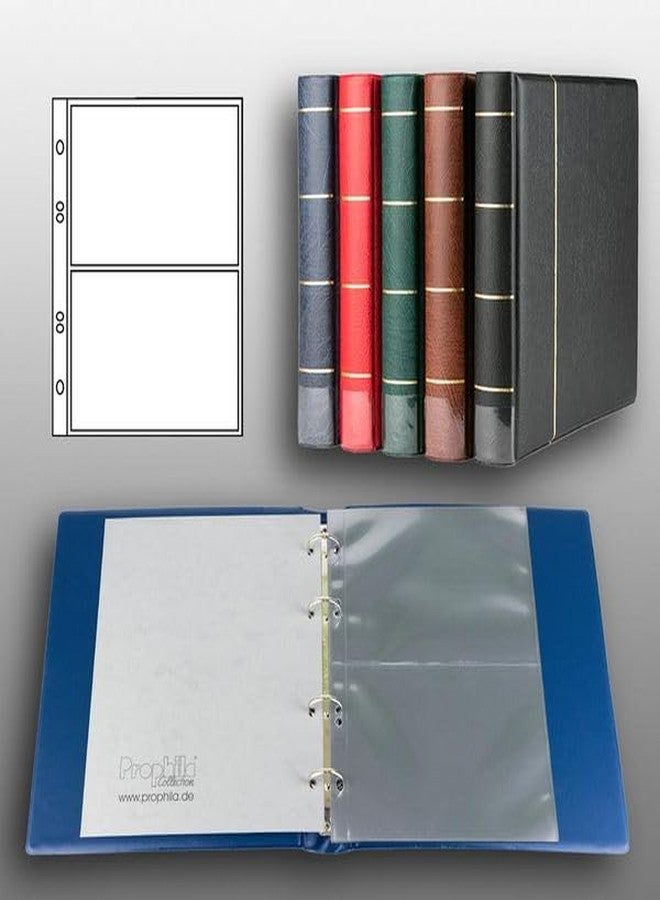 Prophila Collection ألبوم بطاقات بريدية من بروفيلا مع 20 جيبًا لـ 40 بطاقة بريدية - Image 2