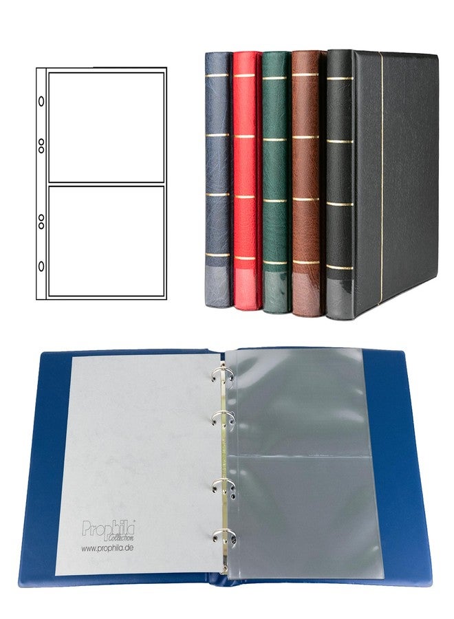 Prophila Collection ألبوم بطاقات بريدية من بروفيلا مع 20 جيبًا لـ 40 بطاقة بريدية - Image 1