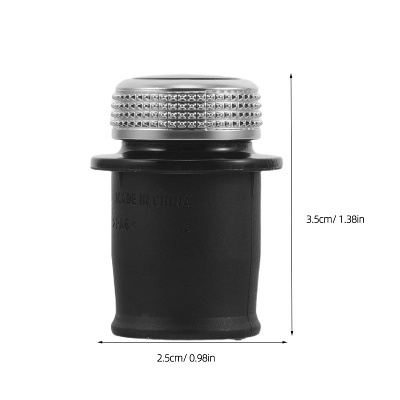 ABS Plastic Dustproof Car Cigarette Lighter Socket Cover Plug Black Interior Accessory - Image 3