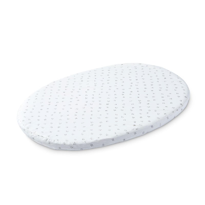 Stokke Sleepi Mini Fitted Sheet by Pehr V2 Grey Dotty  Not Compatible with Mini Mattress Made Before August 2022  Soft 100 Organic Cotton
