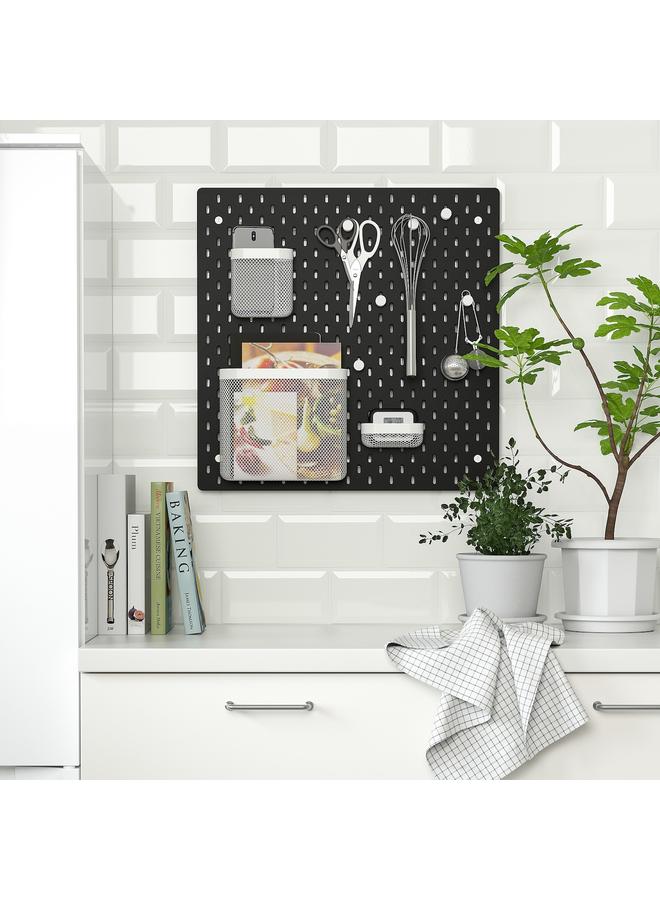 Zaboon Pegboard, Black, 56X56 Cm - Image 4