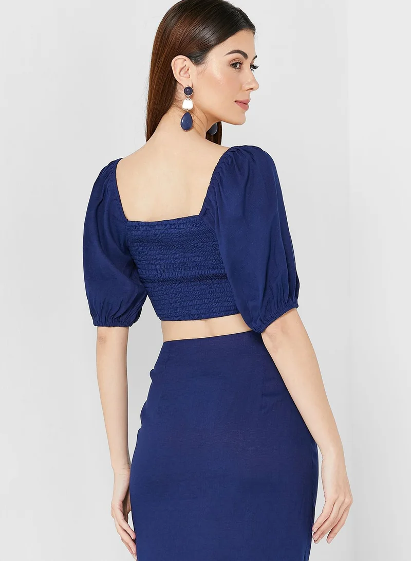 In the style Square Neck Crop Top