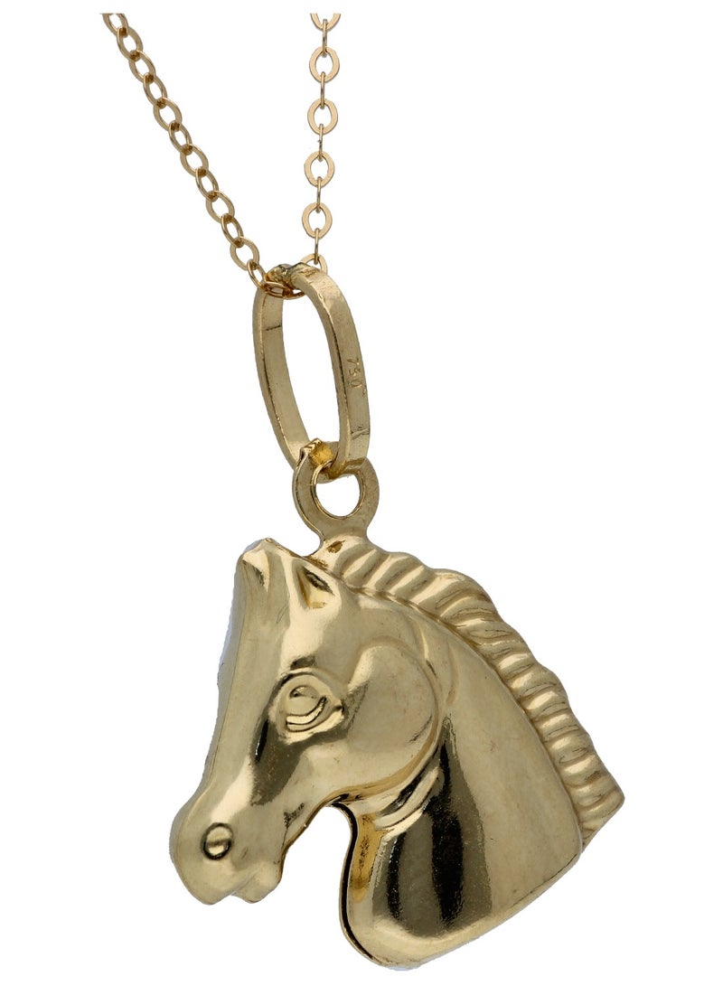 أف كيه جوليريز Gold Horse Shaped Pendant 18KT  - Image 2
