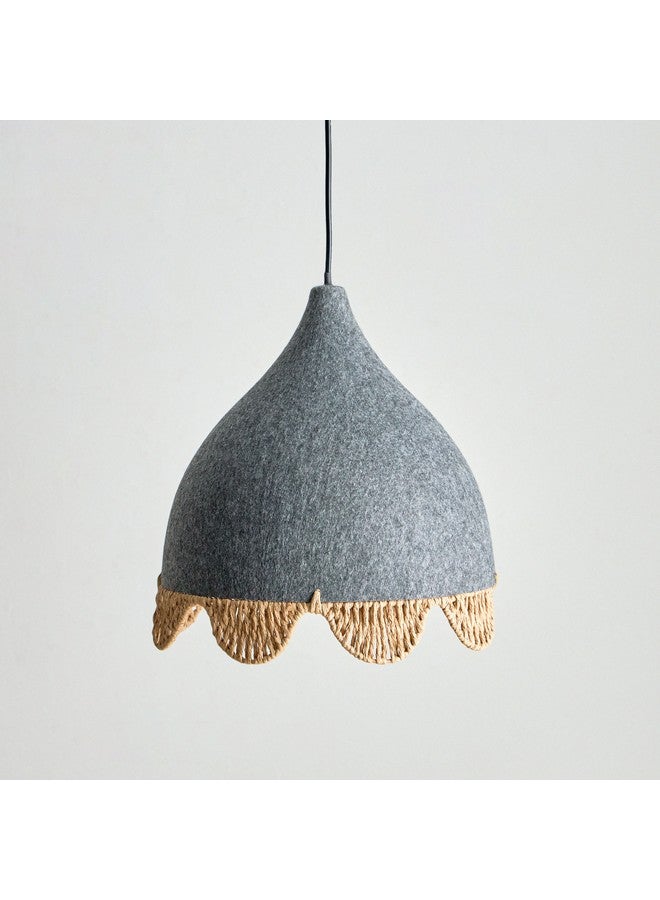 Home Box Fema Blaze Felt Lampshade 52 x 34 cm  - Image 1