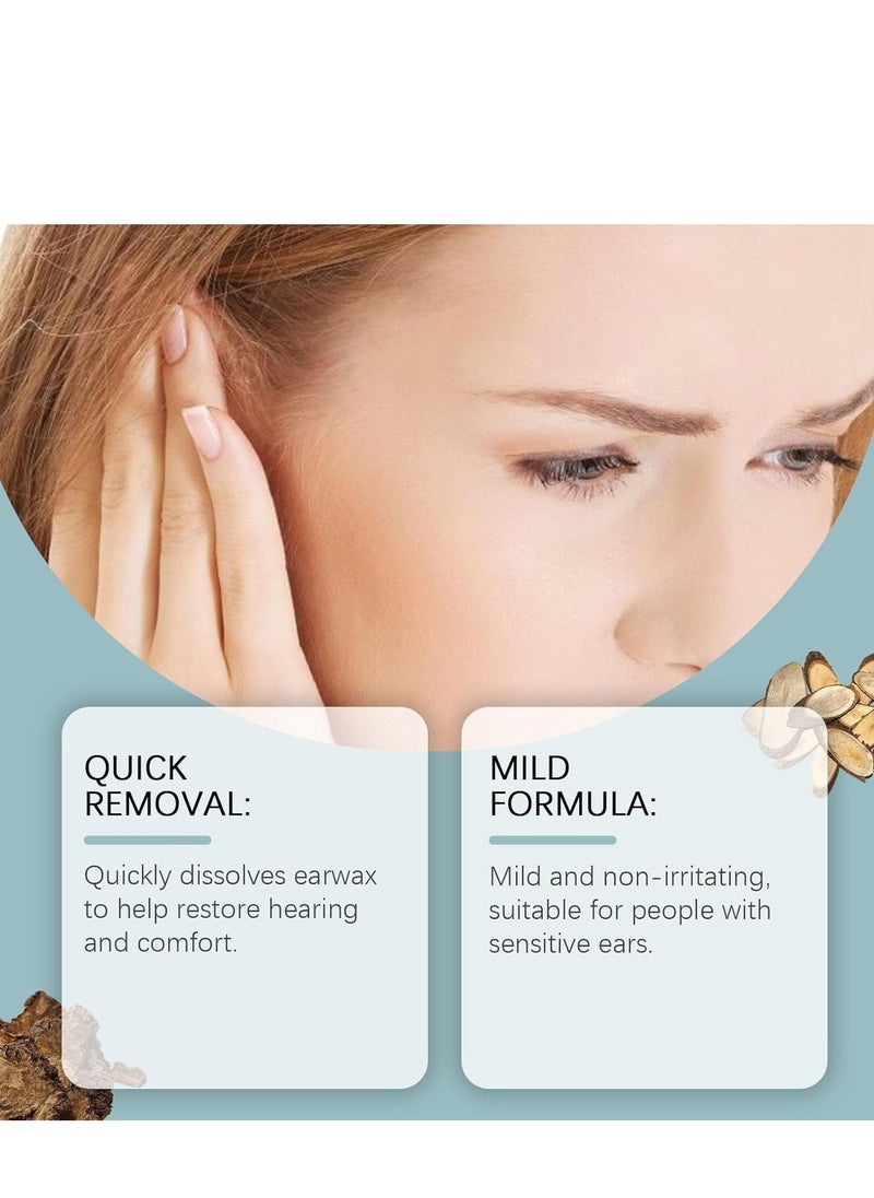 SOUTH MOON - Hearing Restoration Spray – Tinnitus Relief, Earwax Cleaning & Removal Drops, Gentle Microfoam Ear Wax Remover for Itchy Ears, Swimmer’s Ear, and Clogged Ears 50ml - Image 1