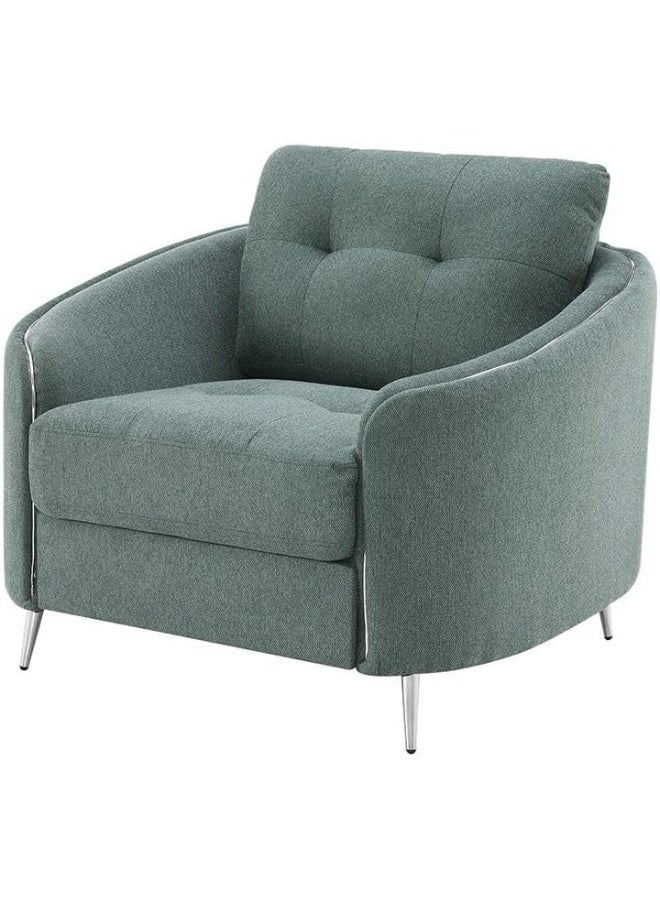 Comfynest Comfynest Kruzer 1Seater Fabric Sofa With 2Year Warranty 100X86X88Cm Green - Image 1